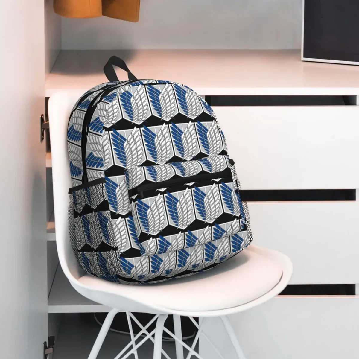 Attack On Titan Student Backpack School Bag Hiking Travel Daypack for Men Women Fashion Bookbag Shoulder Bags