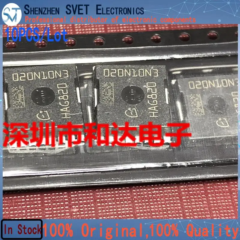 10PCS/Lot IPT020N10N3 020N10N3  HSOF-8 100V 300A   Imported Original New And In Stock 100%Test