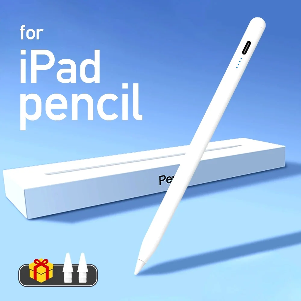 Stylus Pen for Apple Pencil with LED Power Indicators Palm Rejection Touch Pen for 2026 2025 2022 2021 2020 2019 2018 iPad Penci