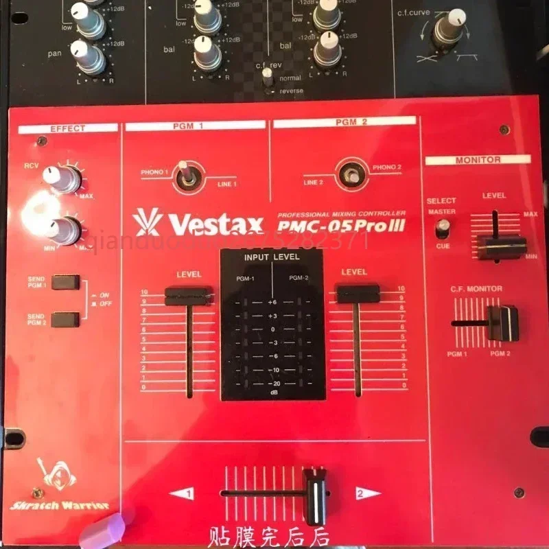 Filme do painel do misturador Vestax Pmc-05pro III, adesivo colorido Vestax (filme autoadesivo, não um dispositivo)