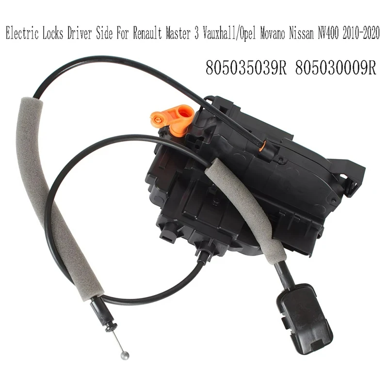 Driver Left Side Door Lock Actuator For Renault Master 3 Vauxhall/Opel Movano Nissan NV400 2010-22 805035039R 805030009R