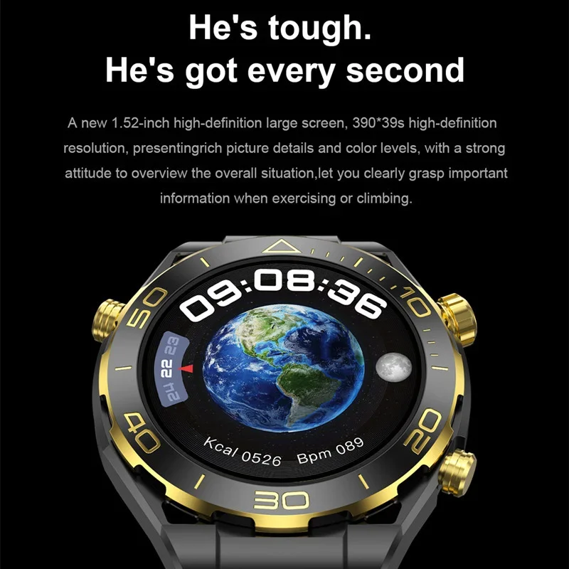 Gaines Smart Watch Z91 Pro Max Men Stainless Steel Strip Wireless Charge AI Voice Bluetooth Call Health Monitoring Sports Smartw