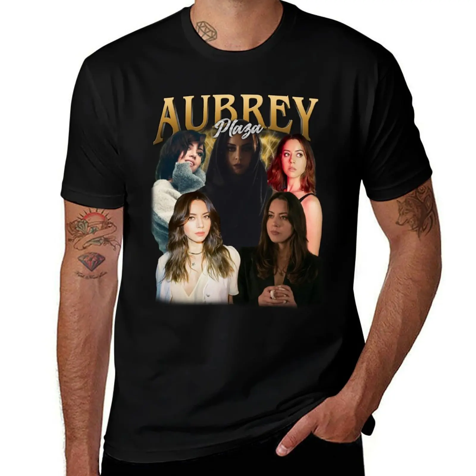 

Aubrey Plaza Vintage T-Shirt custom shirt Blouse sweat sweat shirts, men