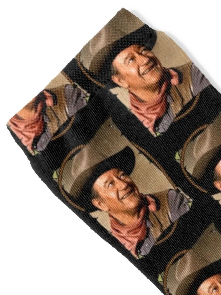 John Wayne 90's Western| Perfect Gift|John Wayne Socks with print Hiking boots Socks For Women Men's