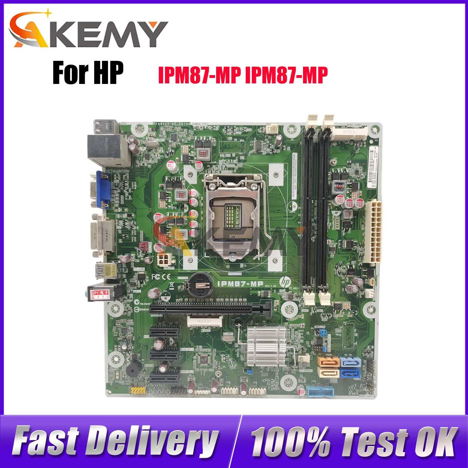 

IPM87-MP для настольной материнской платы HP с чипсетом H87 LGA1150 707825-001 785304-001 100% полностью протестировано