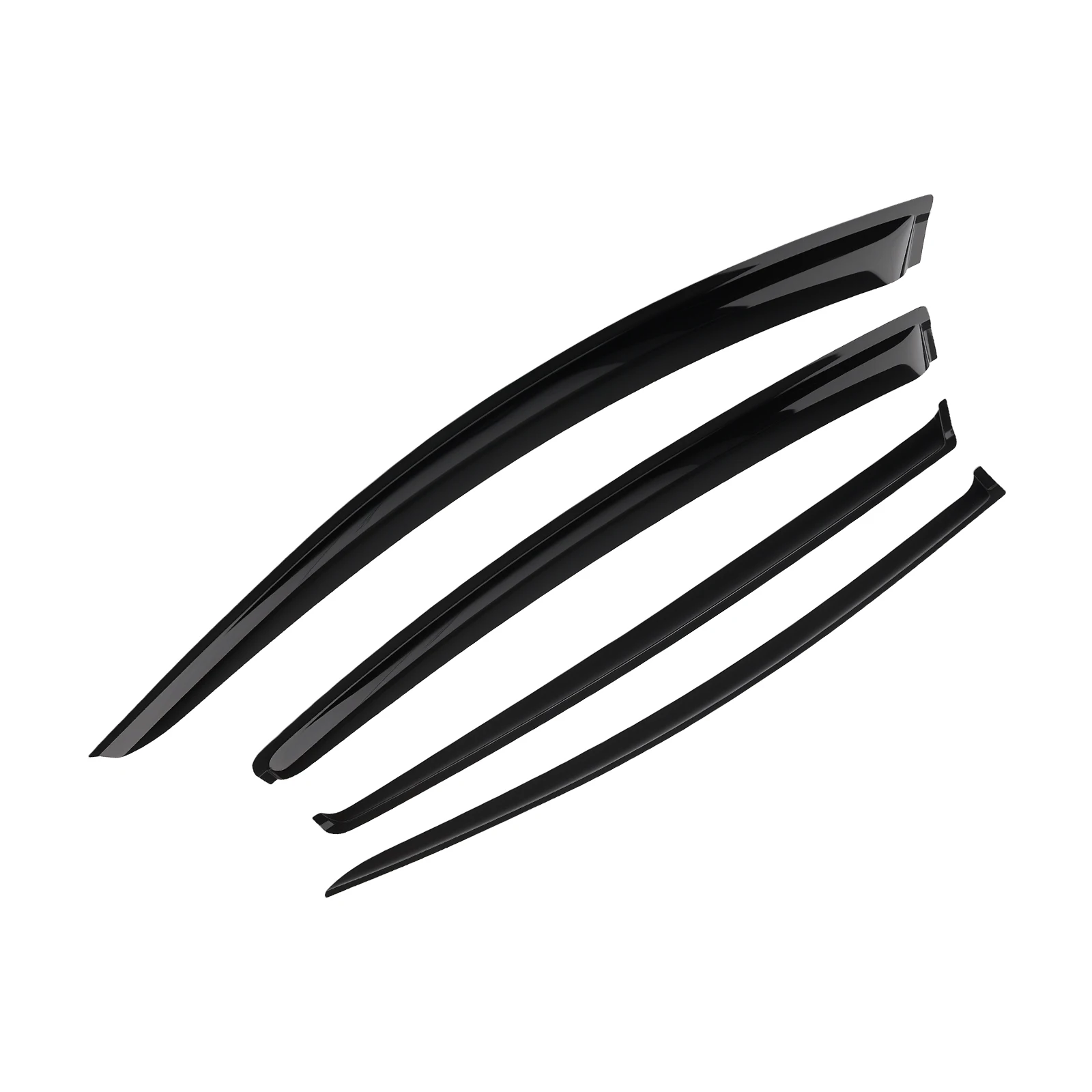 

Wind Deflectors Rain Guard Vent for Honda HR-V 2016-2022 Outside Mount Black