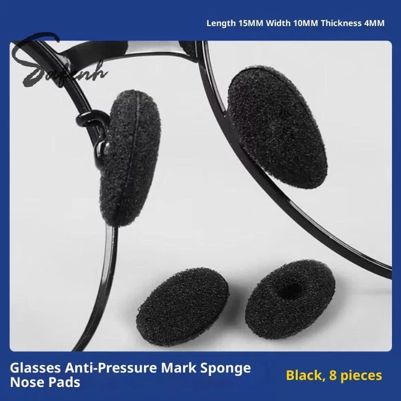 60pc Self-adhesive Soft Foam Anti-slip Glasses Nose Pads Cover Protection Eyeglass Sponge Instant Lifting Effect For Comfortabl
