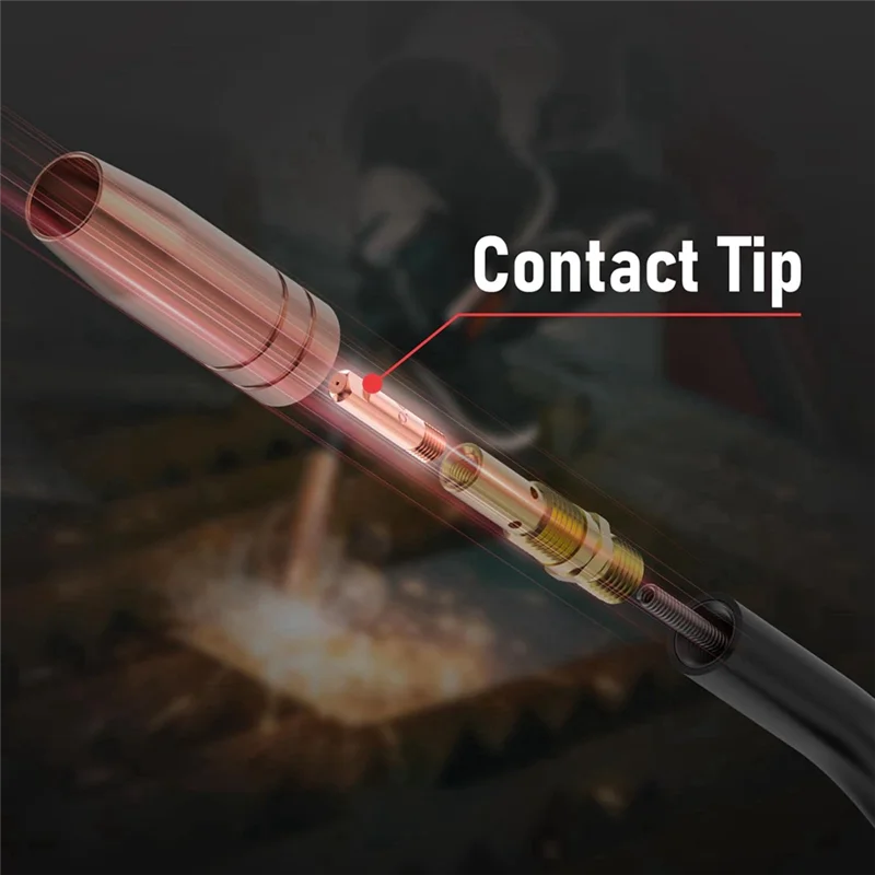 

【CLEARANCE】25PCS 15AK Contact Nozzle MIG Gas Shielded Welding Accessories Gas Shielded Welding Accessories 0.9 Protection Nozzle