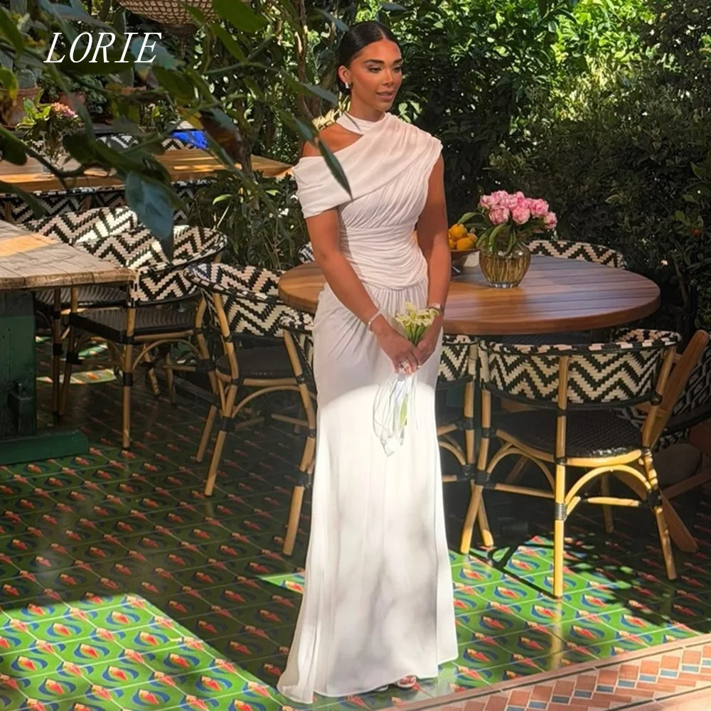 LORIE Luxury Mermaid Civil Wedding Dress Waist Cinching Bridal Dresses Elegant Pleat Engagement Wedding Gown Customized 2026