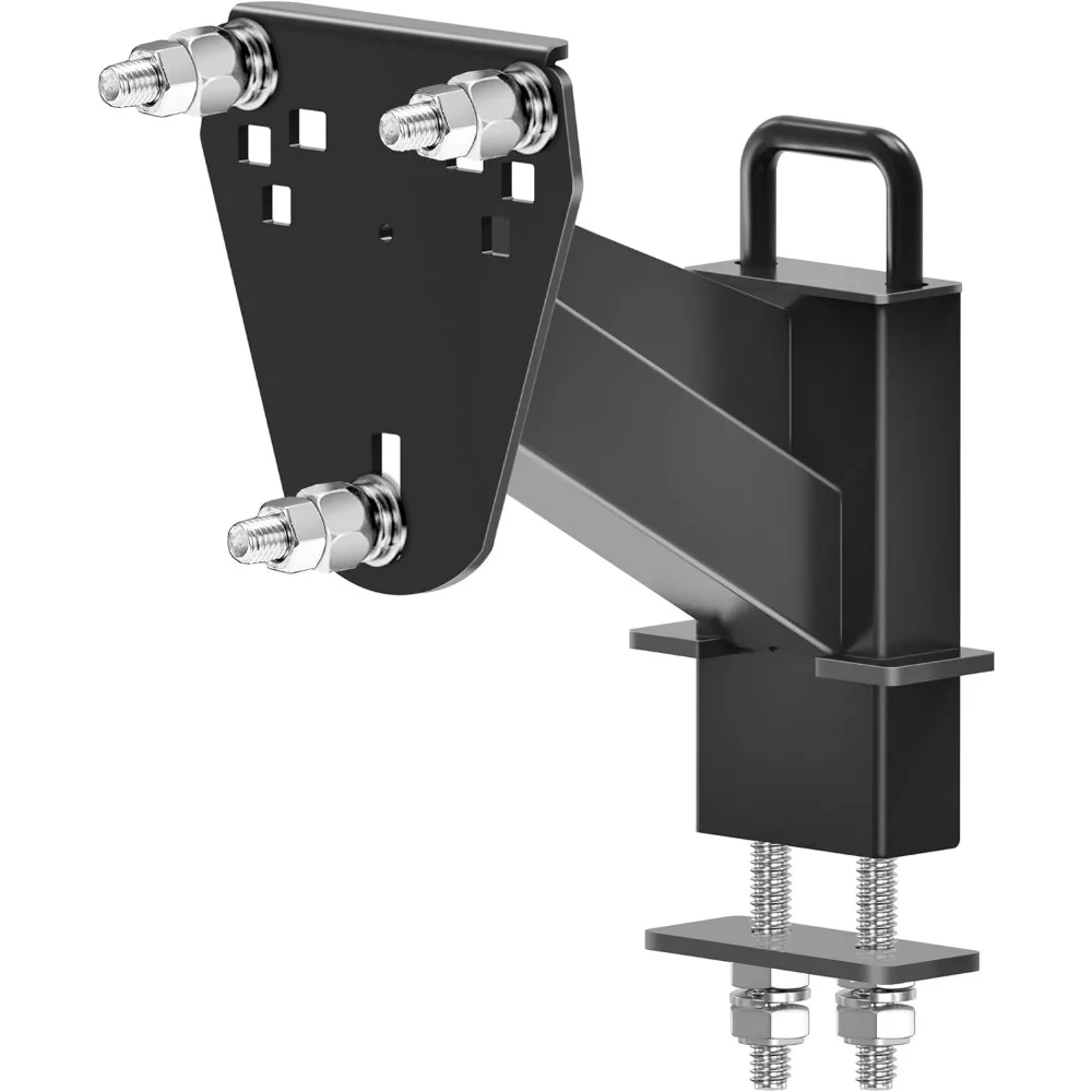 

Универсальное крепление для запасного колеса для прицепов, подходит для колес с 4-8 проушинами, черная сталь с порошковым покрытием, простая установка