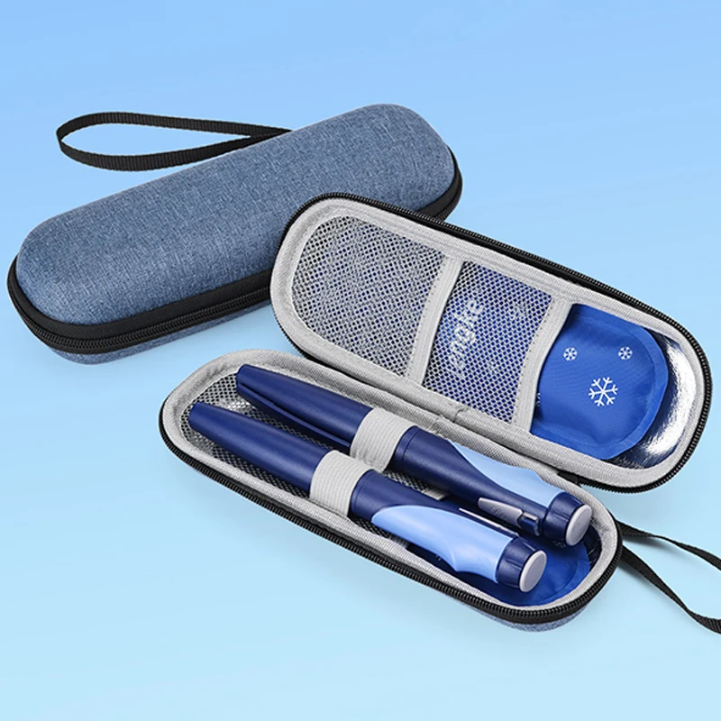 Portable Insulin Cooling Bag without Gel Diabetic Pocket Pill Protector Waterproof Oxford Thermal Insulated Medicla Cooler