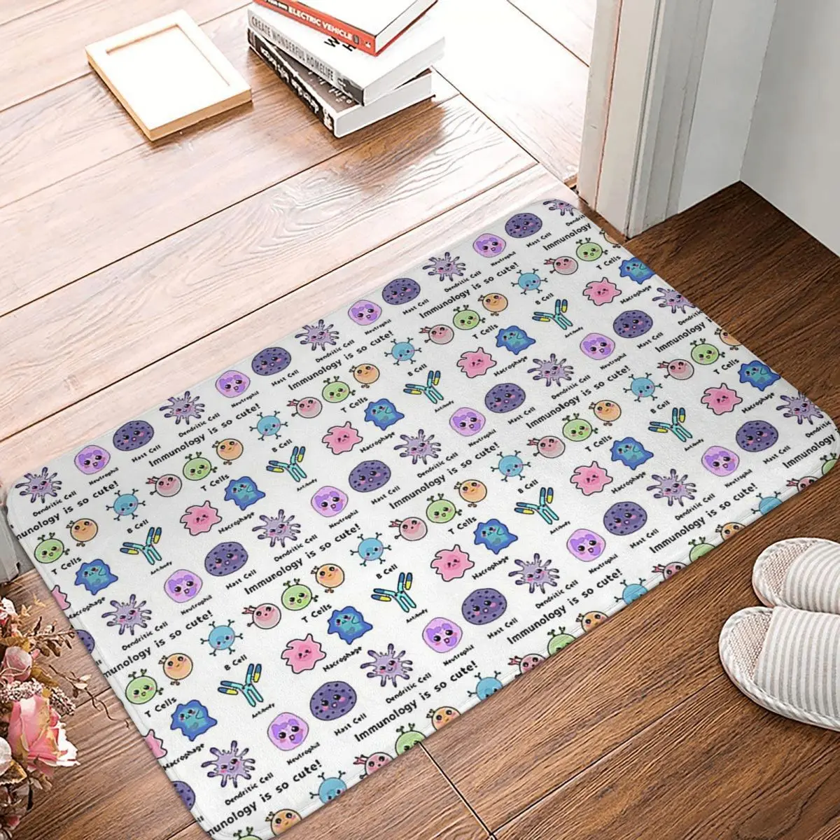 Immunology Is So Cute Version 2 Non-slip Doormat Floor Mat Durable Carpet Rug for Kitchen Entrance Home Bathroom Footpad Mats