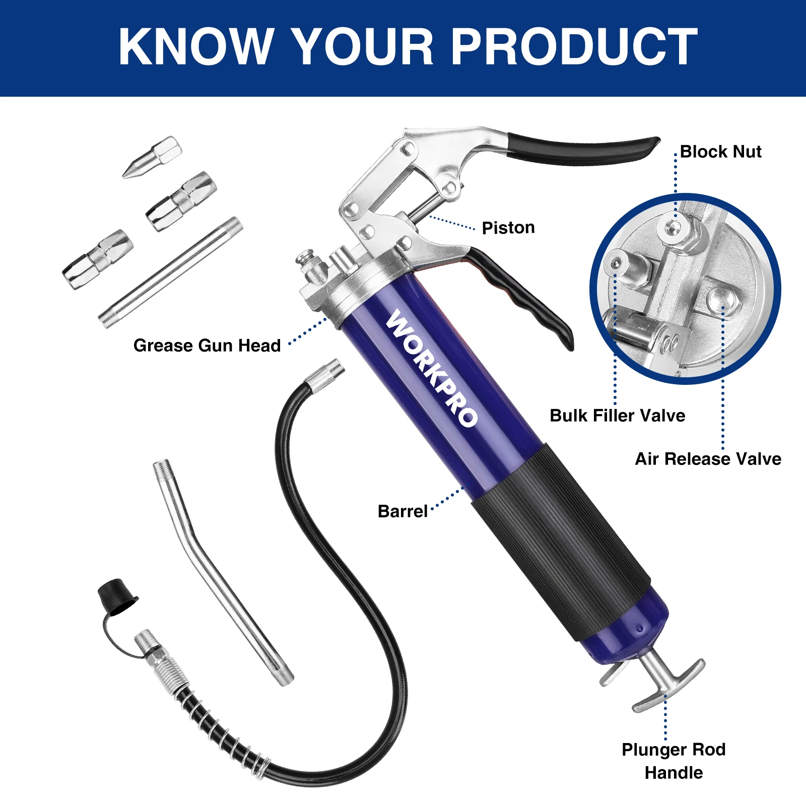 3000PSI 4500PSI Handhold Grip Grease Gun Set  Syringe for Oil And Car Lubrication Mini Pistol Grip Grease Gun Refueling Tool