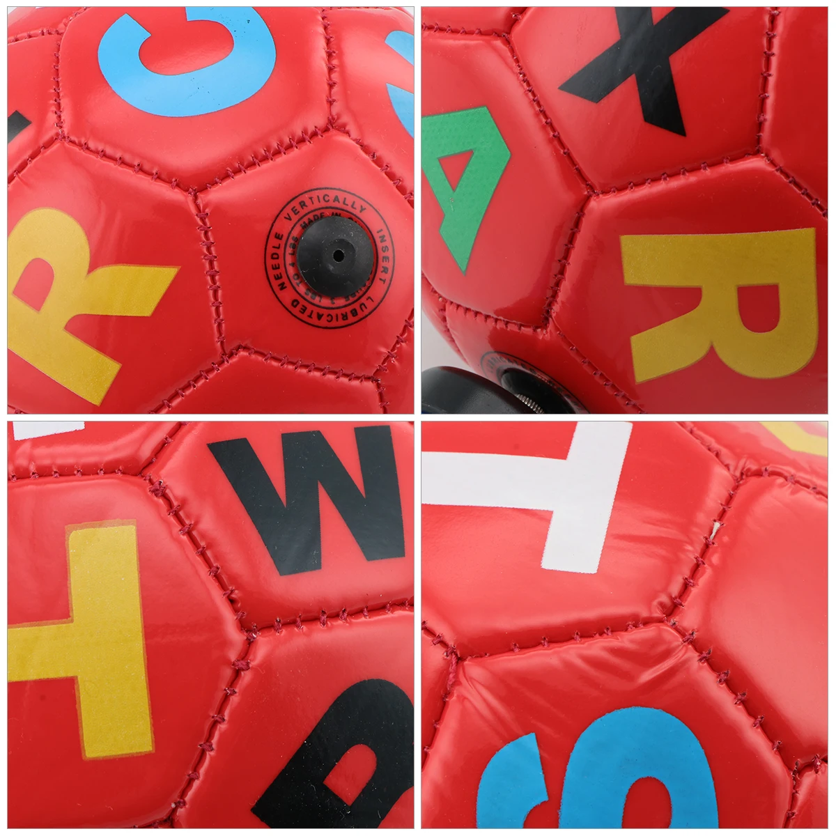 

Pvc Football For Kids Inflatable Ball Children'S Outdoor Indoor Elastic Bright Color Easy Carry Yard Playground Sport