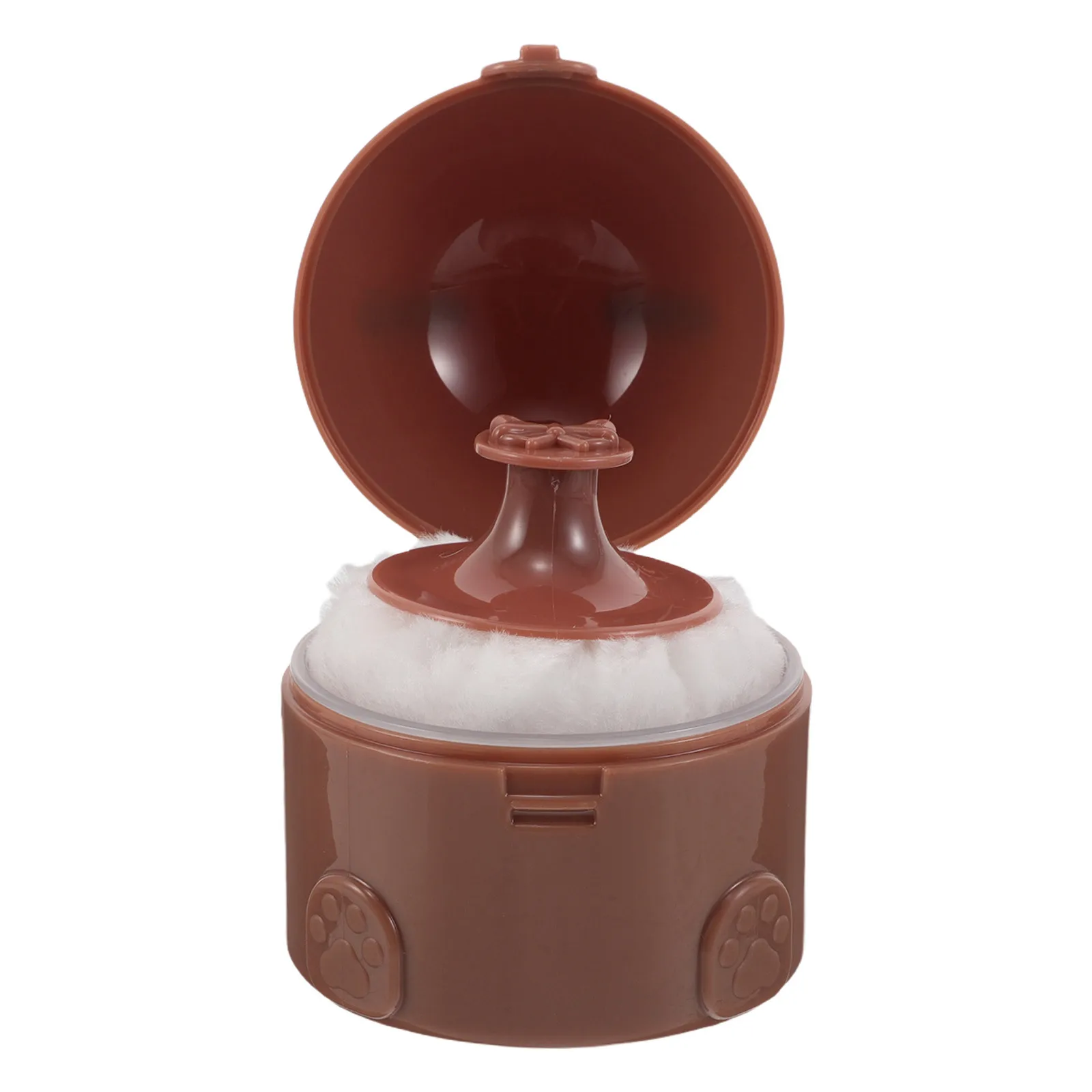 Body Powder Puff Set Stylish Powder Jar with Puff for Travel Home Use Even Application Portable Dusting Container for Women and