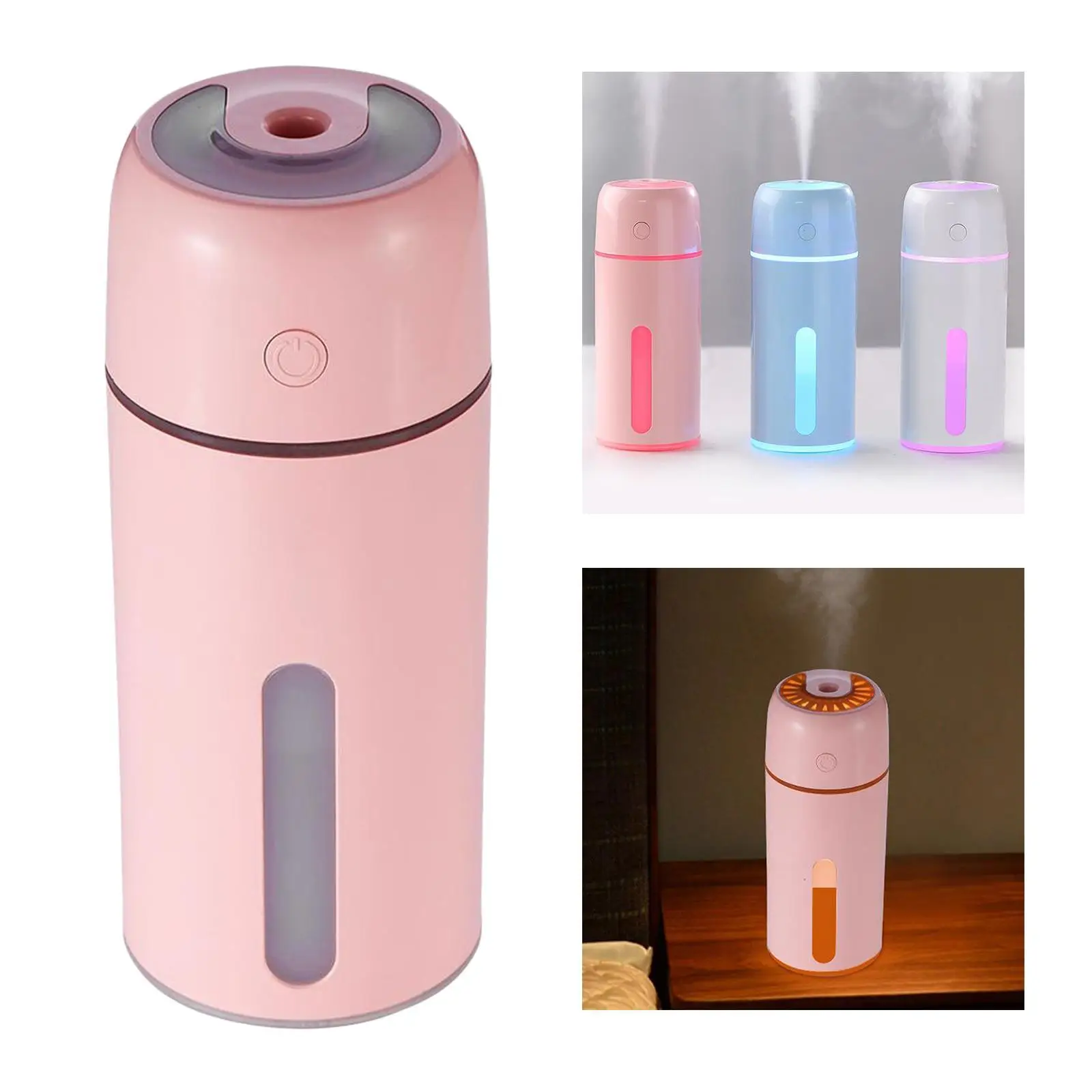 250 مللي مرطبات ضباب بارد هادئة USB مكتب المرطب مرطب هواء صغير مع 7 ألوان ضوء 2 وضع الرش إيقاف تلقائي لغرفة النوم #2