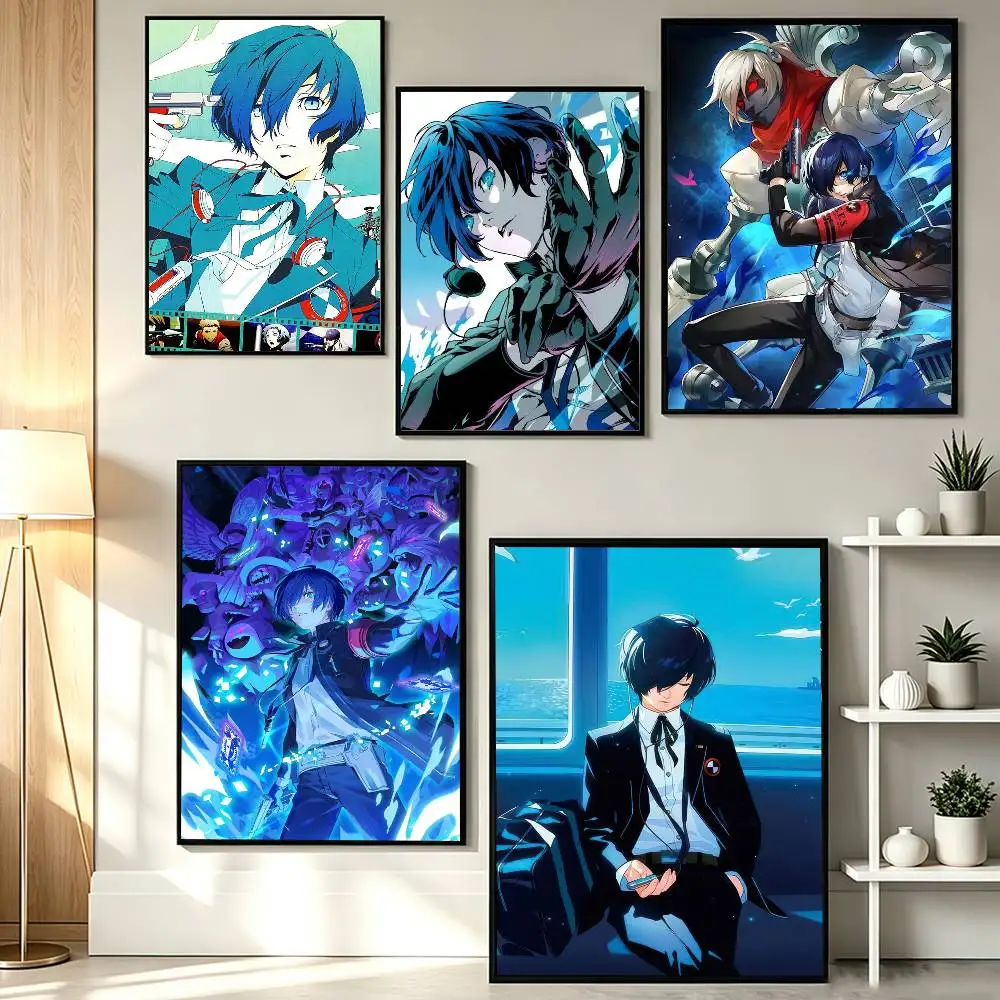 RPG GAME P-Persona 3 Poster HD Self Adhesive Waterproof Wall Art Ideal for Home Office Dorm Gift