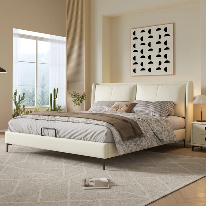 

Platform Sleeping Bed Bedroom Double Luxury Modern Sofa Headboards Girls Massage Bed Design Sleeping Muebles Unique Furniture