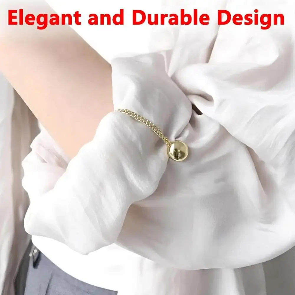 Star Multi-Function Magnetic Clothing Clip Alloy Non-hole Shorten Trouser Clip Silver Waist Buckle Hem Cuff Clothing Accessories