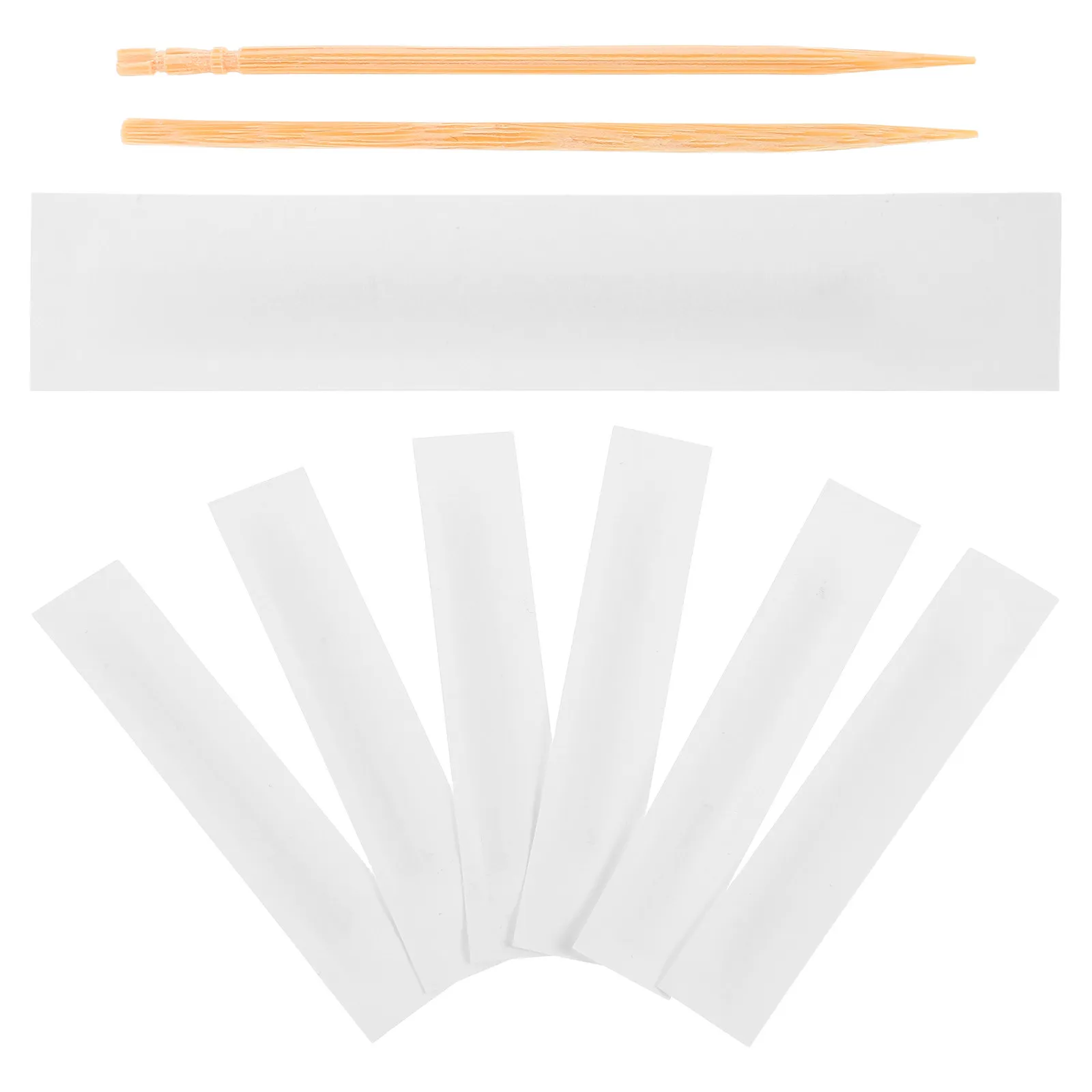 1 Box Bamboo Individually Wrapped Toothpicks Single Point for Hotel Restaurant Home Use Portable Bulk Snack Party Tool