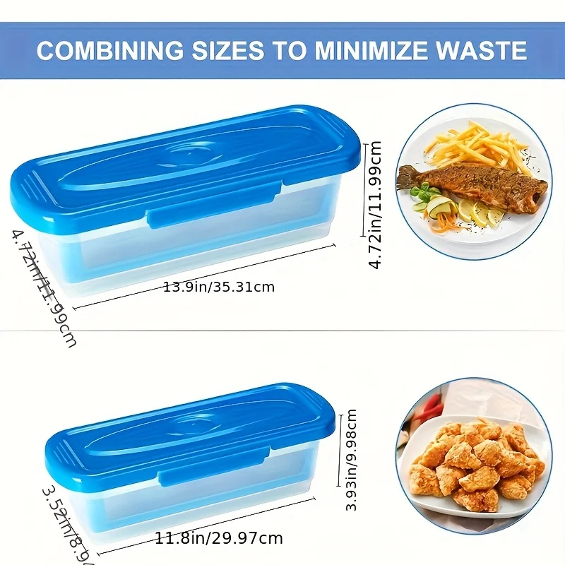No-Mess Breading Container Shaker Box Reusable Coating Tray for Chicken Wings Fried Fish Save Bread Crumbs Kitchen Cooking Tool