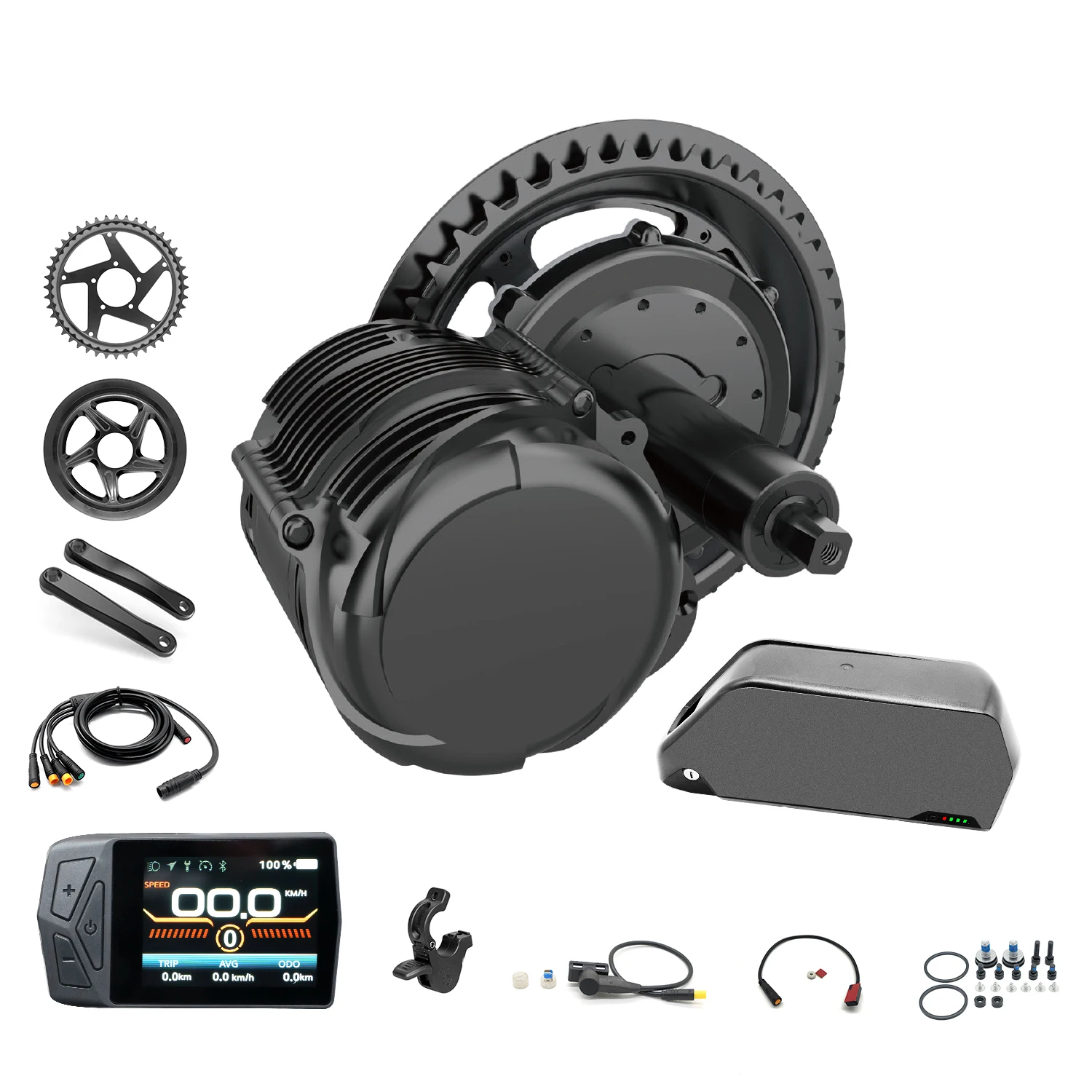 AliExpress TONGSHENG Tongsheng TSDZ8 Mid‑Drive Ebike Conversion Kit, 48V 750W Mid Motor with Torque Sensor, DFL11 Display, 48V 20Ah Battery