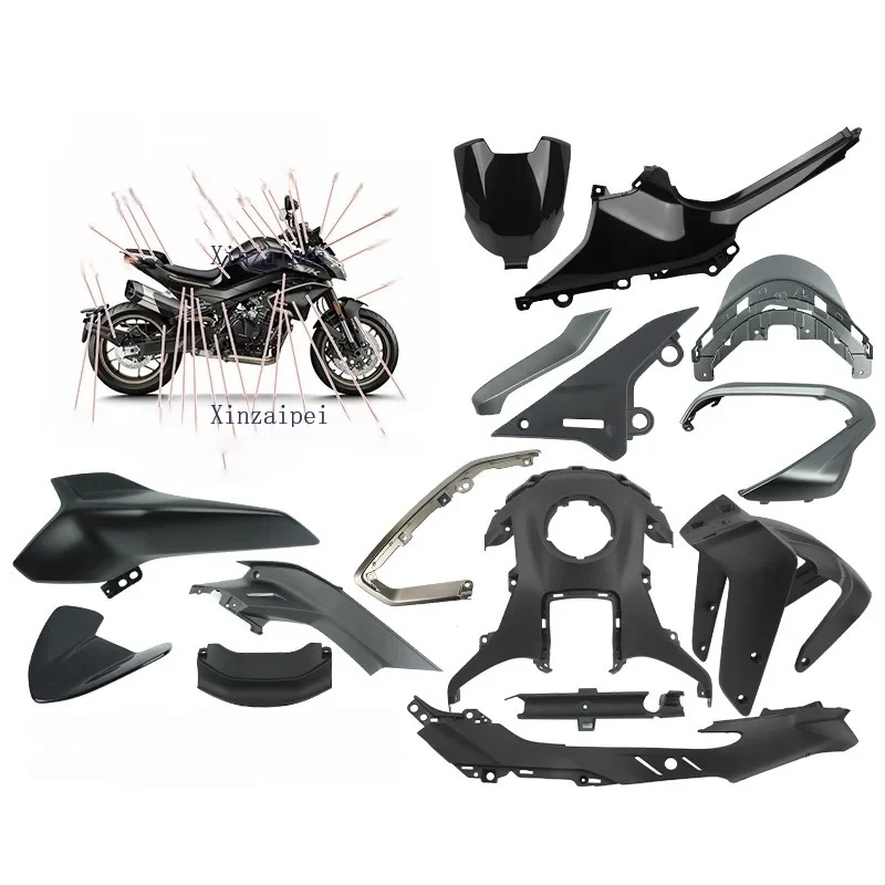 FOR CFMOTO 800NK 2023 2024 Zircon Black Motorcycle Body Shell Fairing 2023 800 NK Protective Board Cover Original Accessories