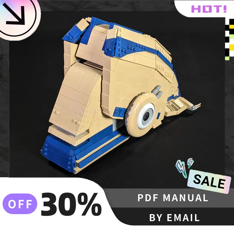 [2320PCS] Customized MOC Super Tank Creative Building Blocks Set STEM Educational Toys DIY Construction Model Kit Birthday Gifts