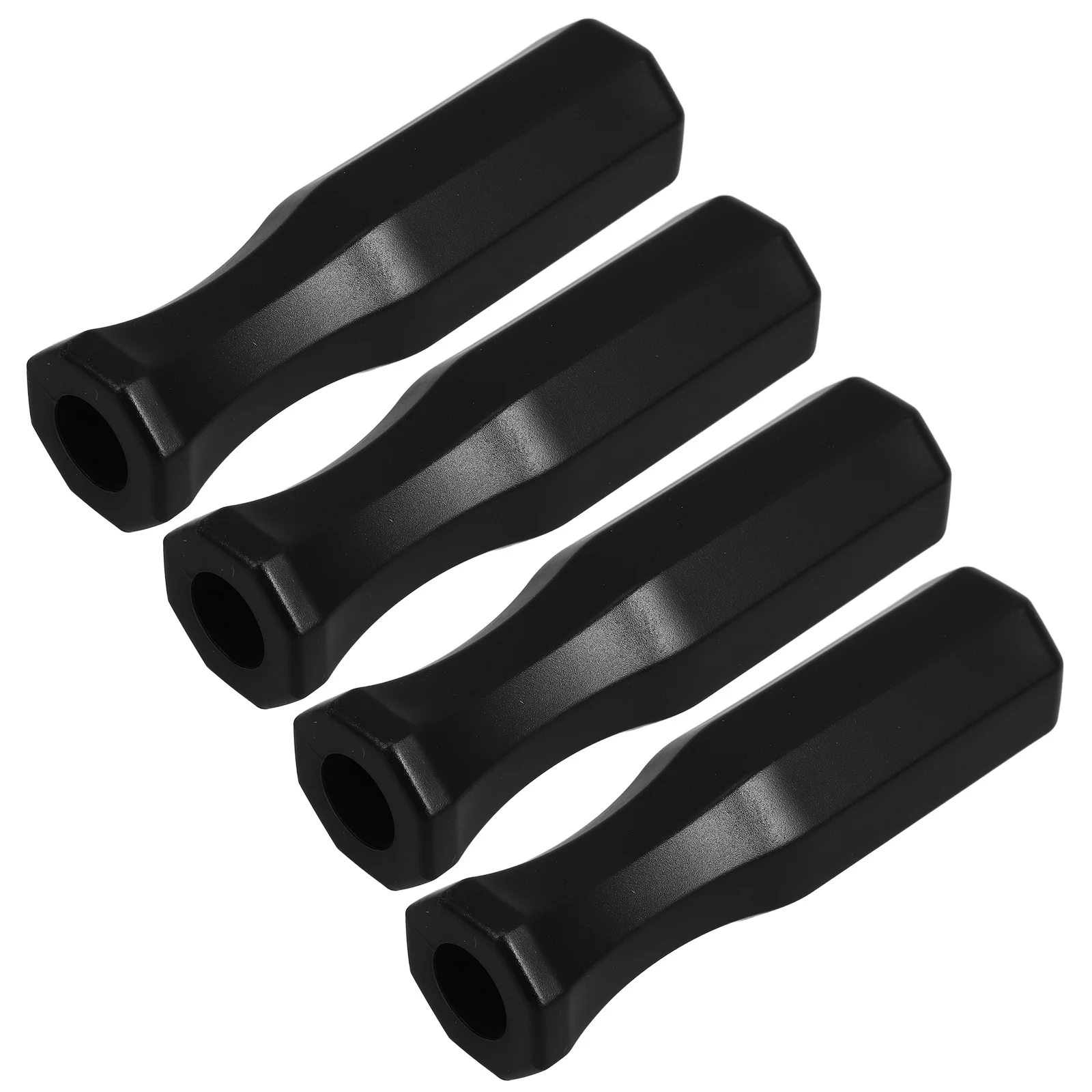 4 Pcs Football Machine Handle Foosball Grip Soccer Balls Octagonal Plastic Handles Replacement Supplies Spider Child