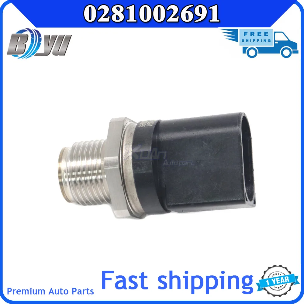 

0281002691 High Quality Fuel Rail Pressure Regulator Sensor Valve For Audi A4 A6 A8 Smart FORFOUR Volkswagen PHAETON V30720077