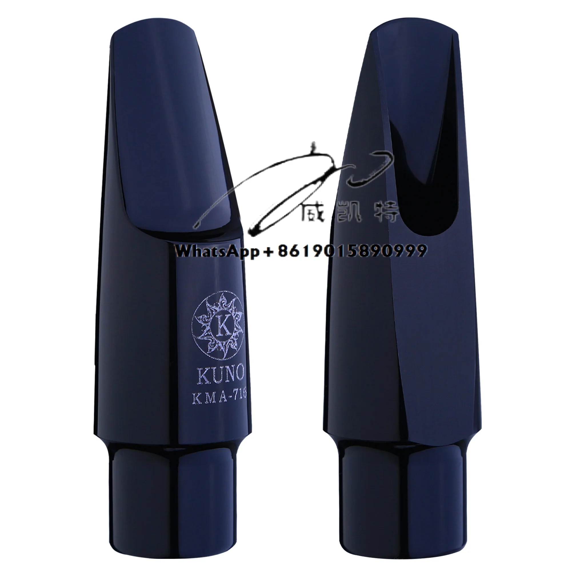 

KMA-716 Alto Saxophone Hard Rubber Mouthpiece Contain Leather Ligatures