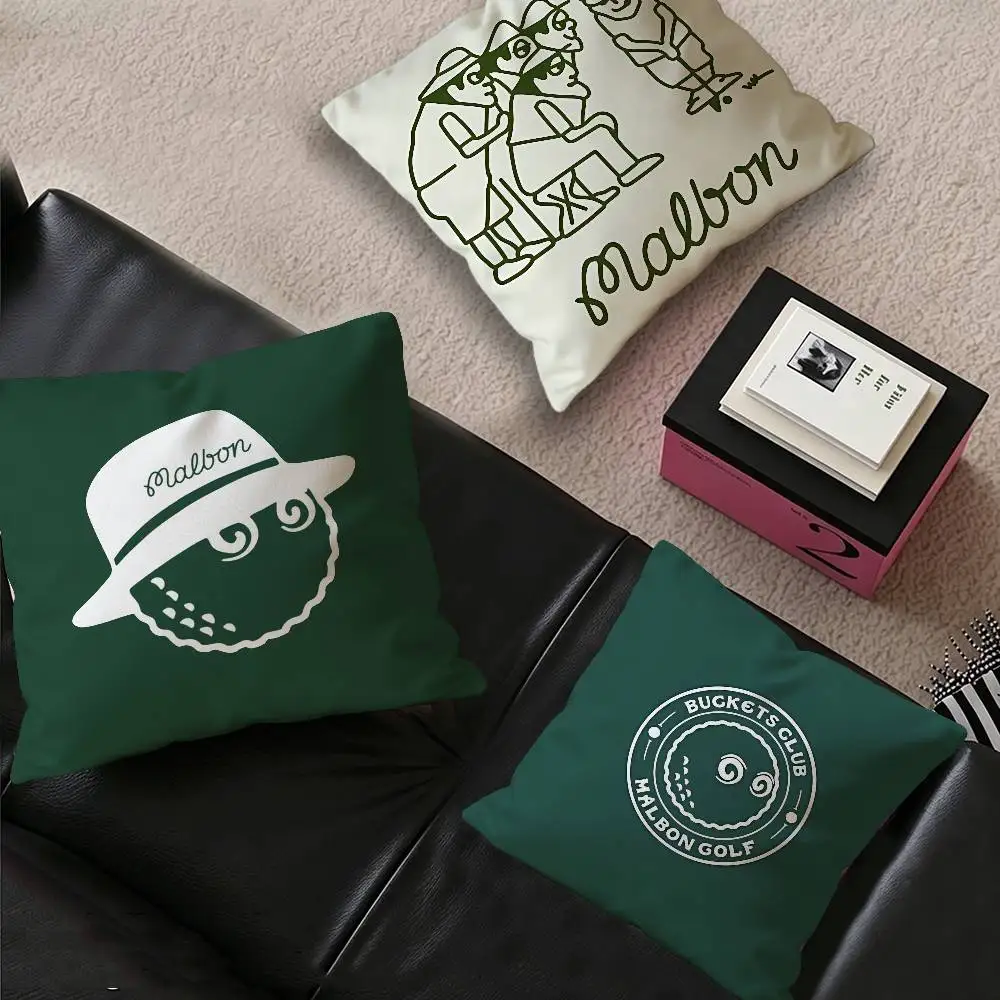 Fashion Golf M-MALBONs Pillow Cushion Cover Pillowcase Living Room Sofa Home Decor Customized