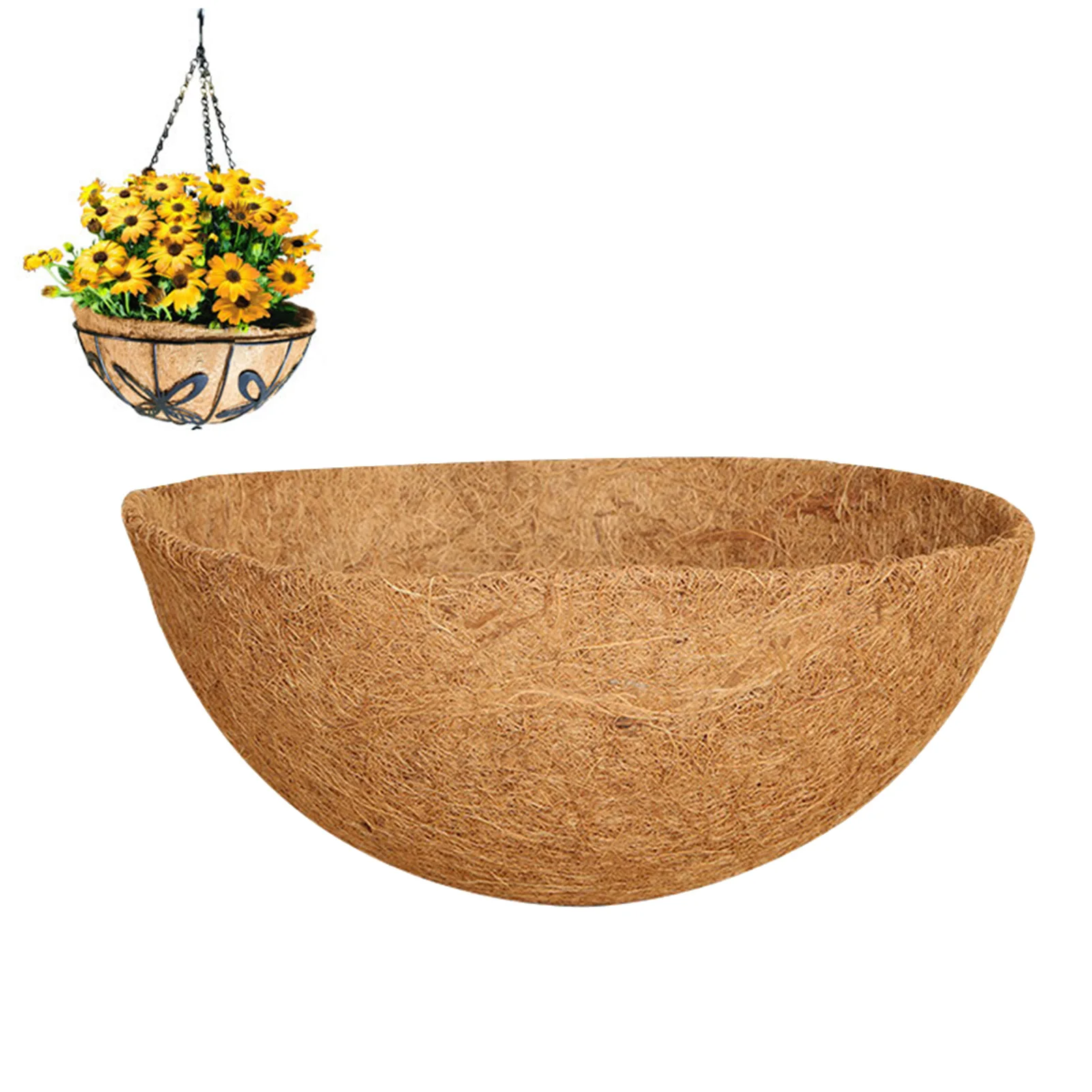 Thickened Coconut Fabric Flower Pots Durable Space Saving Large Capacity Grow Bags for Potato Tomato and Vegetables