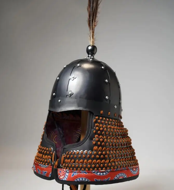 Fold Ear Helmet Bohai Tang Dynasty Chinese