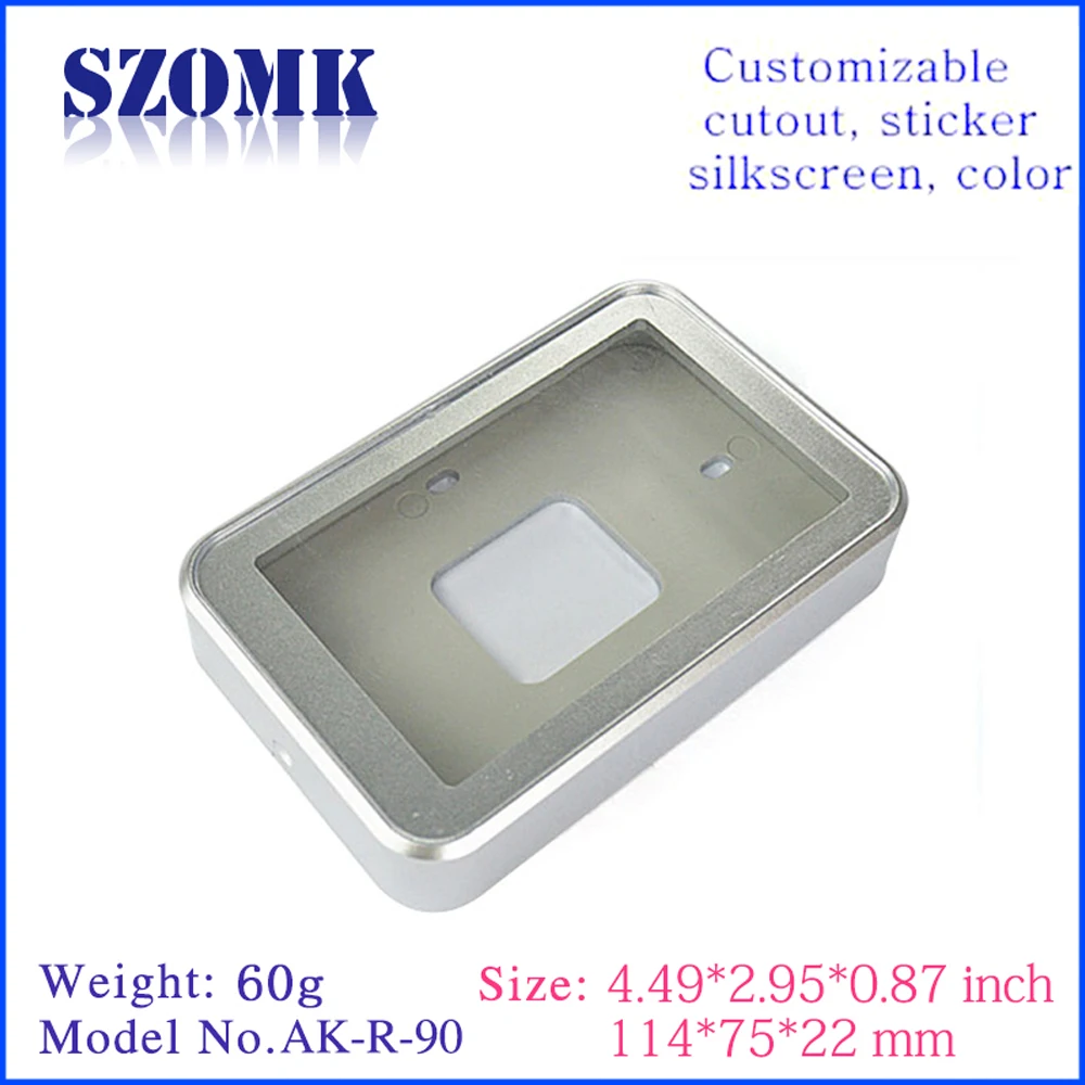 DIY Electronic plastic housing (10Pcs) 114*75*22mm project box plastic instrument case outlet enclosures switch case