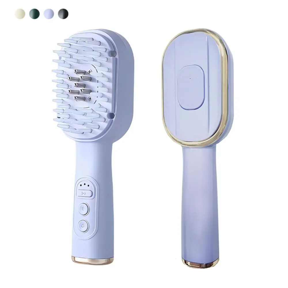 

Массажная щетка для роста волос, головы, синий, красный свет, терапия, стимулятор корней волос, массажная расческа, перезаряжаемый портативный электрический массажер