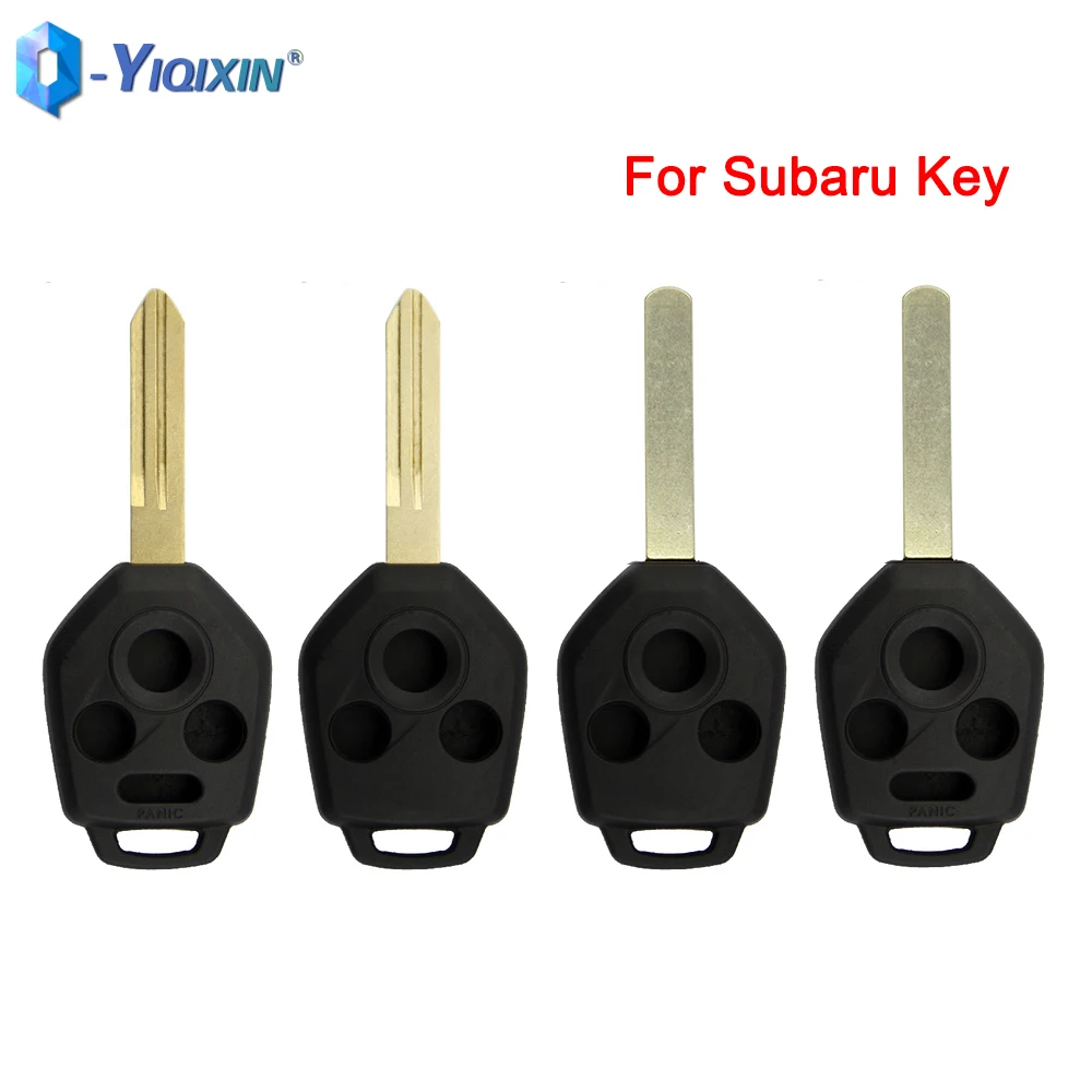 

YIQIXIN 3/4 Buttons Blank Key Cover Repair For Subaru Forester 2008 2009 2010 2014 Impreza XV Outback Legacy Remote Car Fob Case