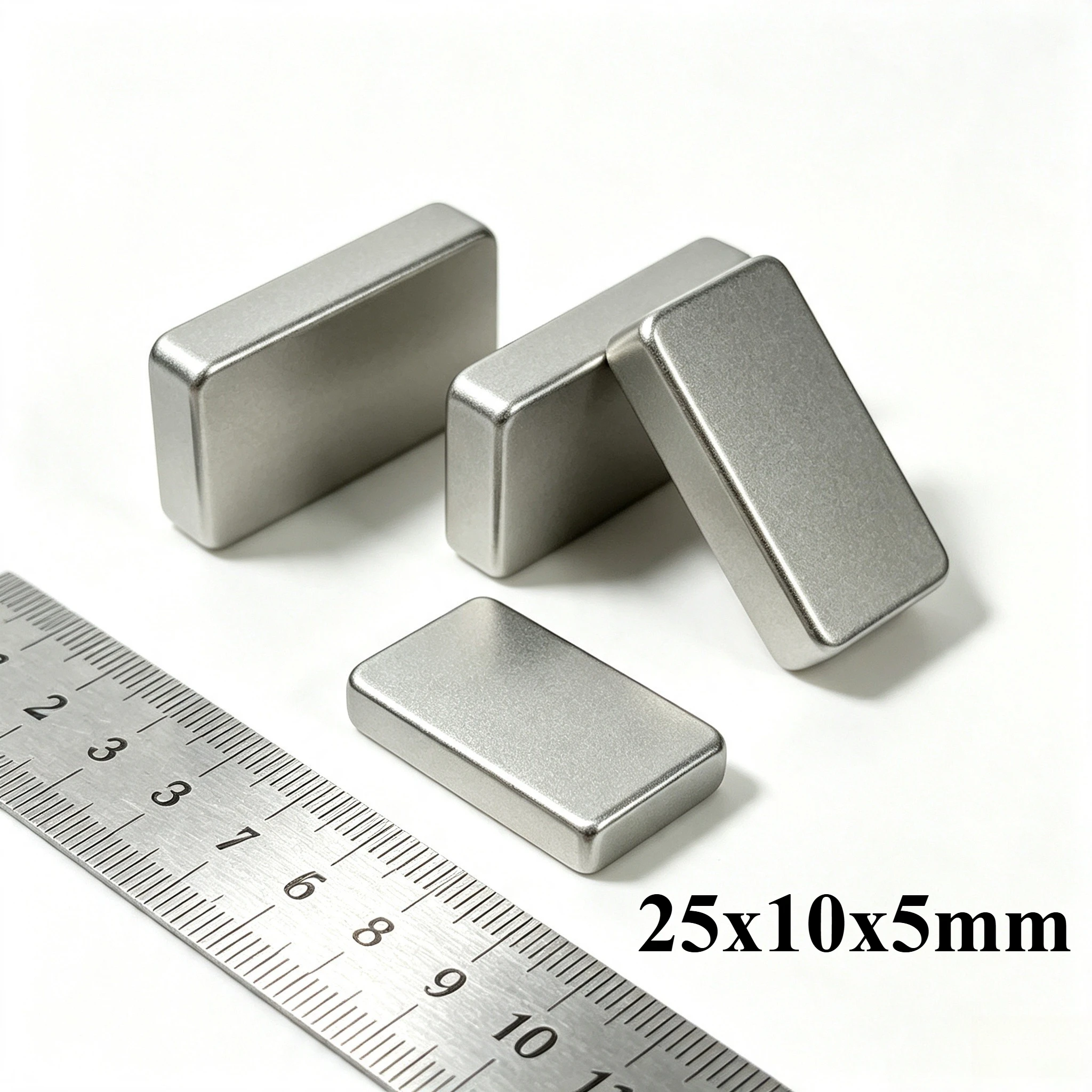 25X10X5MM Rectangular Neodymium Magnet Strong Permanent NdFeB Rare Earth Block Magnet 25X10X5MM