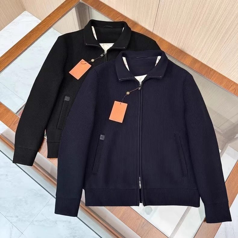 

Italian LP knitted wool bomber jacket