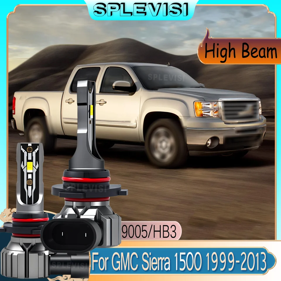 

Reliable 9005 High-Performance Headlight LED High Bulbs For GMC Sierra 1500 1999 2000 2001 2002 2003 2004 2005 2006 2007-2013