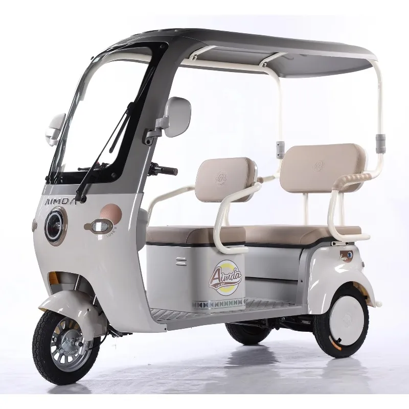 Popular Products Shed Fresh Color Electric Tricycle Adult Double Seat