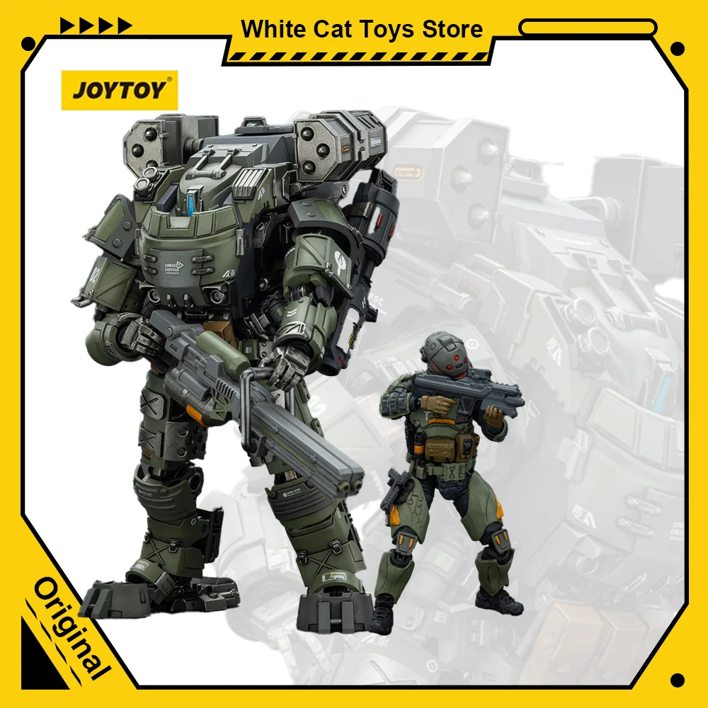 

[Pre-Sale] JOYTOY Dark Source 1/18 Action Figure APOC Series Bedrock Standard Combat Type Mecha Pilot Anime Joint Movable Model
