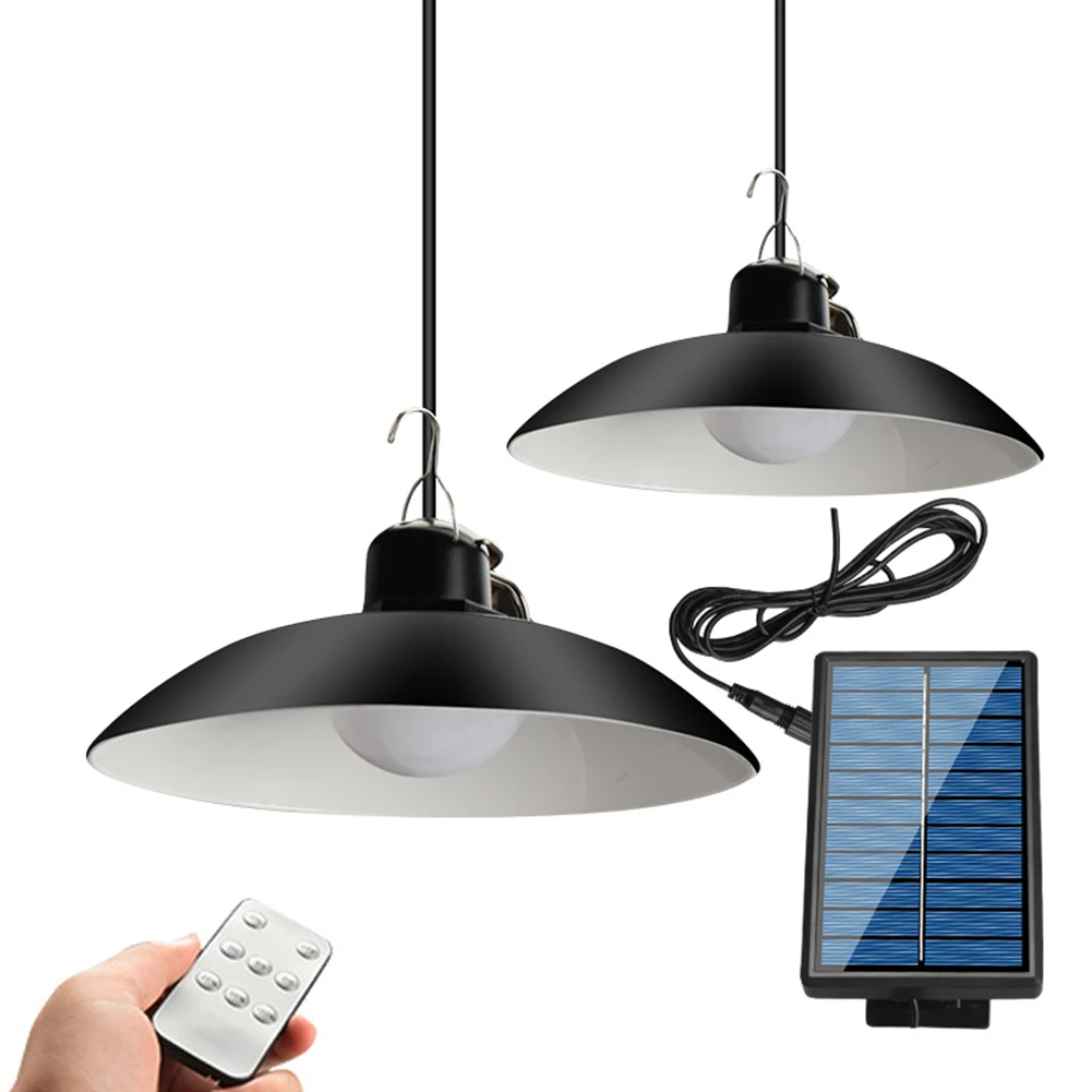 

Solar Pendant Light Remote Control Ceiling Hanging Light Outdoor Waterproof LED Solar Lamp Split Lantern For Indoor Yard Garden