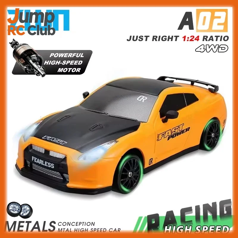 

1:24 Mini 4wd Drift Rc Car Gtr Высокоскоростной гоночный перезаряжаемый электрический пульт дистанционного управления игрушка в подарок для детей в помещении и на открытом воздухе