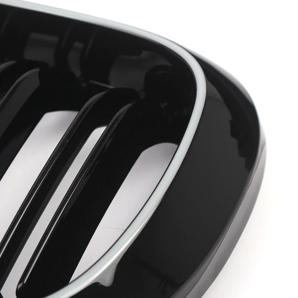 

LED-Equipped Front Grille for BMW X5 F15 X6 F16 X5M F85 X6M F86 Model Years 2013 Through 2018 ABS Material Build