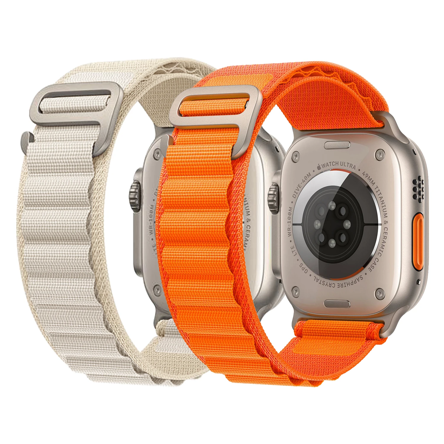 

Высококачественный нейлоновый ремешок диаметром 49 мм для Apple Watch Series 11 10 9 8 7 6 5 Se 3 Ultra 3 2 1 ремешок Iwatch 46 мм