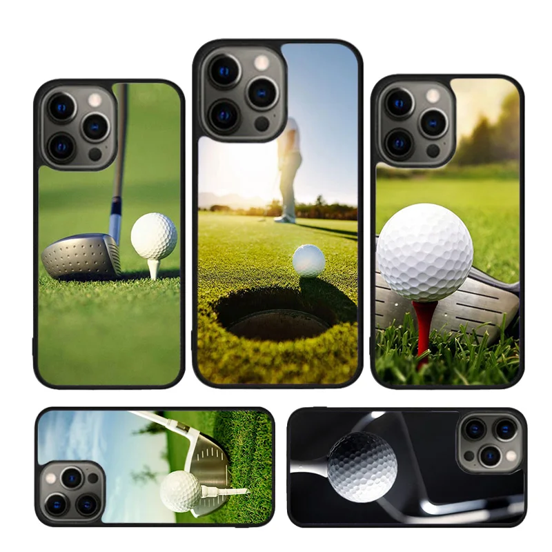 Golf Course Field Phone Case Cover For iPhone 16 15 14 plus XS XR 11 12 mini 13 pro max coque Shell Fundas