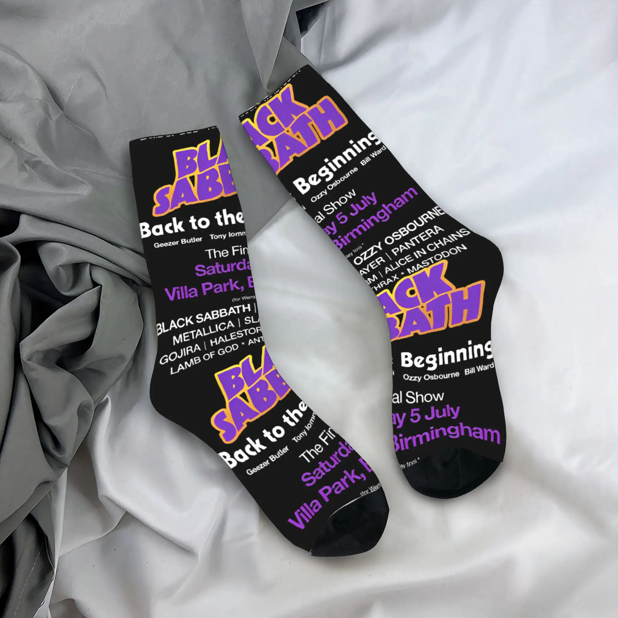 

Unisex Men Socks 2025 Black Sabbaths Stockings Anti Skid Medium Soft Socks Winter Kawaii Graphic Running Sports Socks