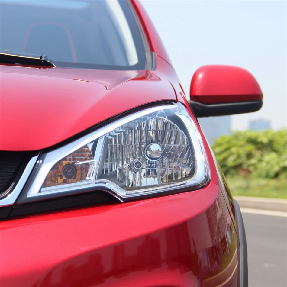 For Geely Vision X1 2017 Car Internal Spare Parts Lampshades Lamp Headlamp Shell Car Front Headlight Lens Cover Lights Shell