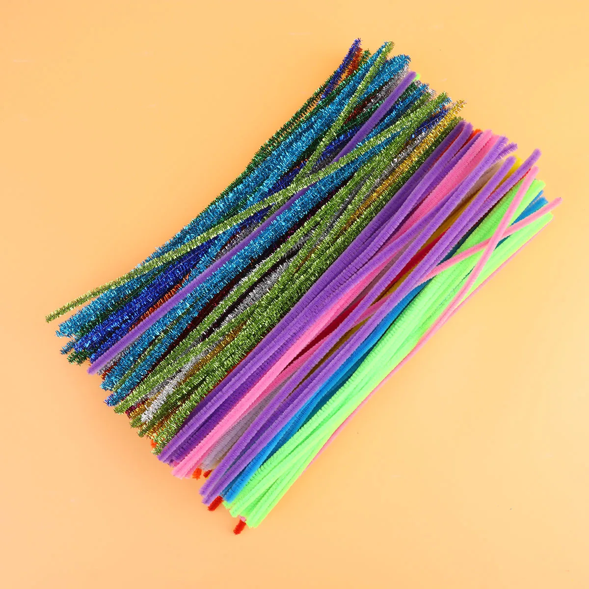 Barras giratorias de lana coloridas, palos fáciles moldeables para niños, desarrollo de la imaginación, actividades artesanales, uso para fiestas navideñas, 200 Uds.